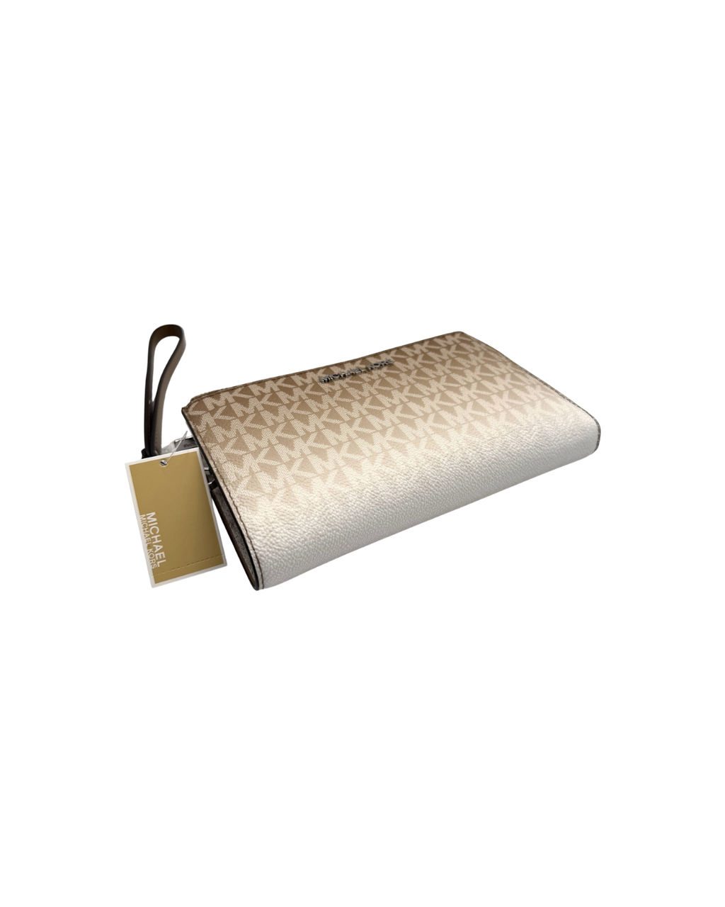 Jet Set Travel Ombre Signature Logo Wristlet