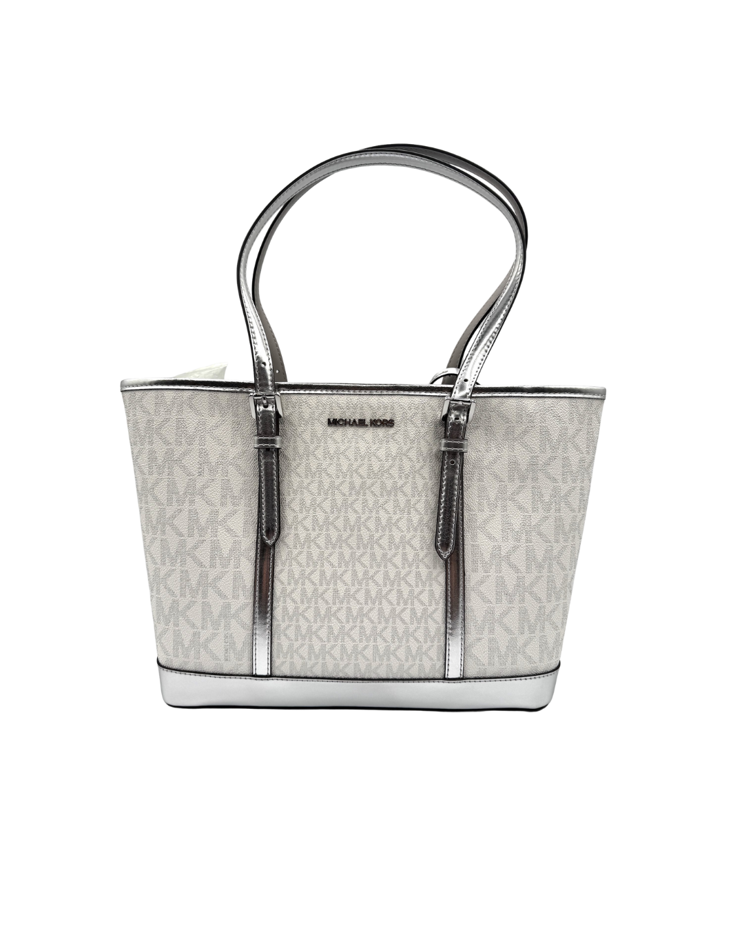 Jet Set Travel (Small Metallic Logo) To-zip Tote Bag