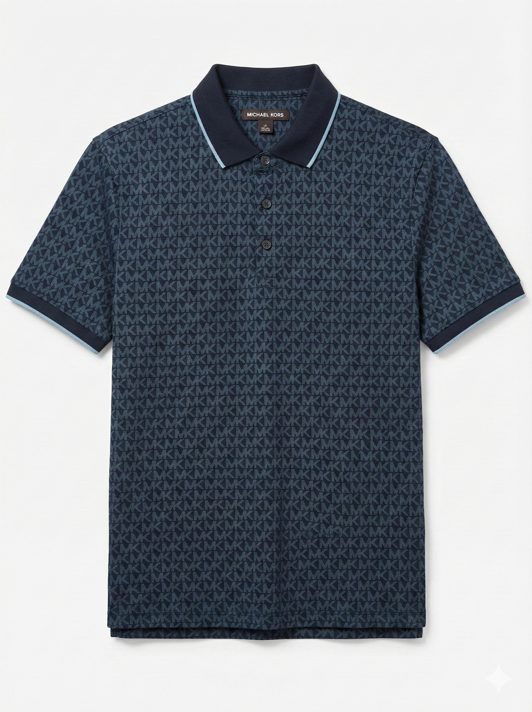 Greenwich Signature Logo Print Cotton Polo Shirt