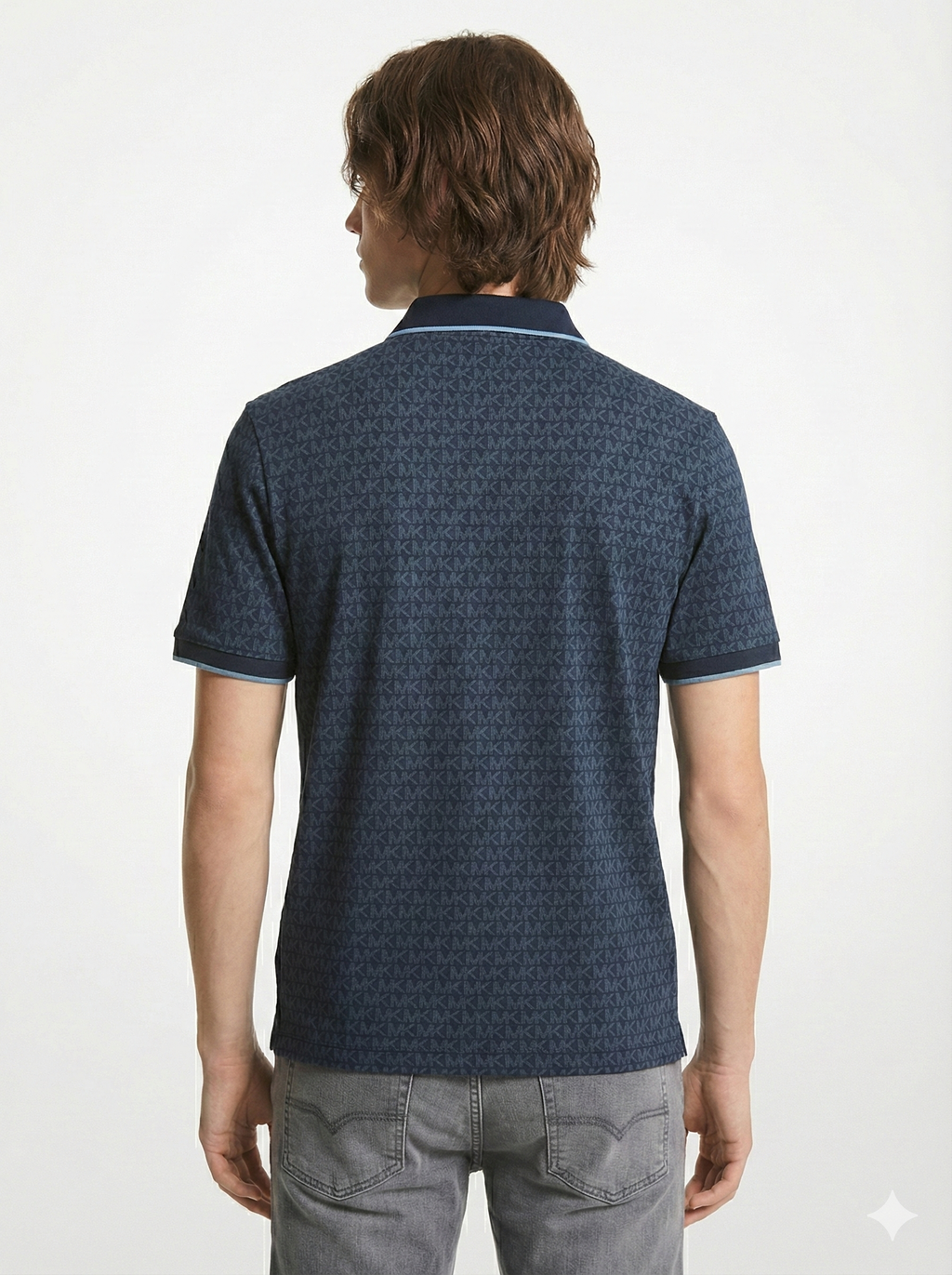 Greenwich Signature Logo Print Cotton Polo Shirt