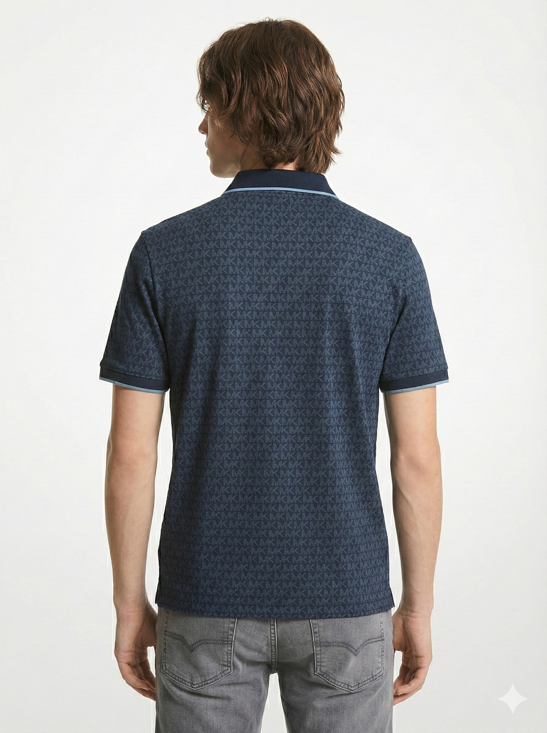 Greenwich Signature Logo Print Cotton Polo Shirt