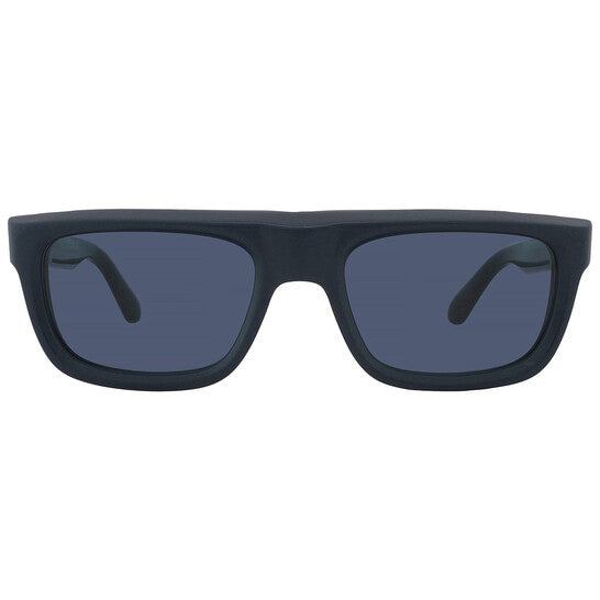 Ferragamo Blue Square Men's Sunglasses