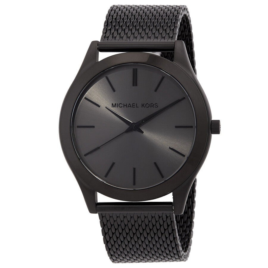 Michael Kors  Runway Quartz Black Dial Men's Watch and Card Case Gift