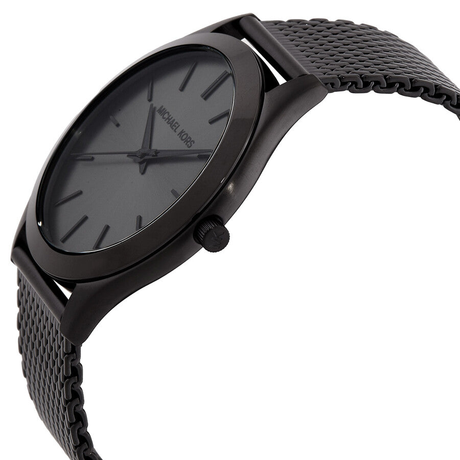 Michael Kors  Runway Quartz Black Dial Men's Watch and Card Case Gift