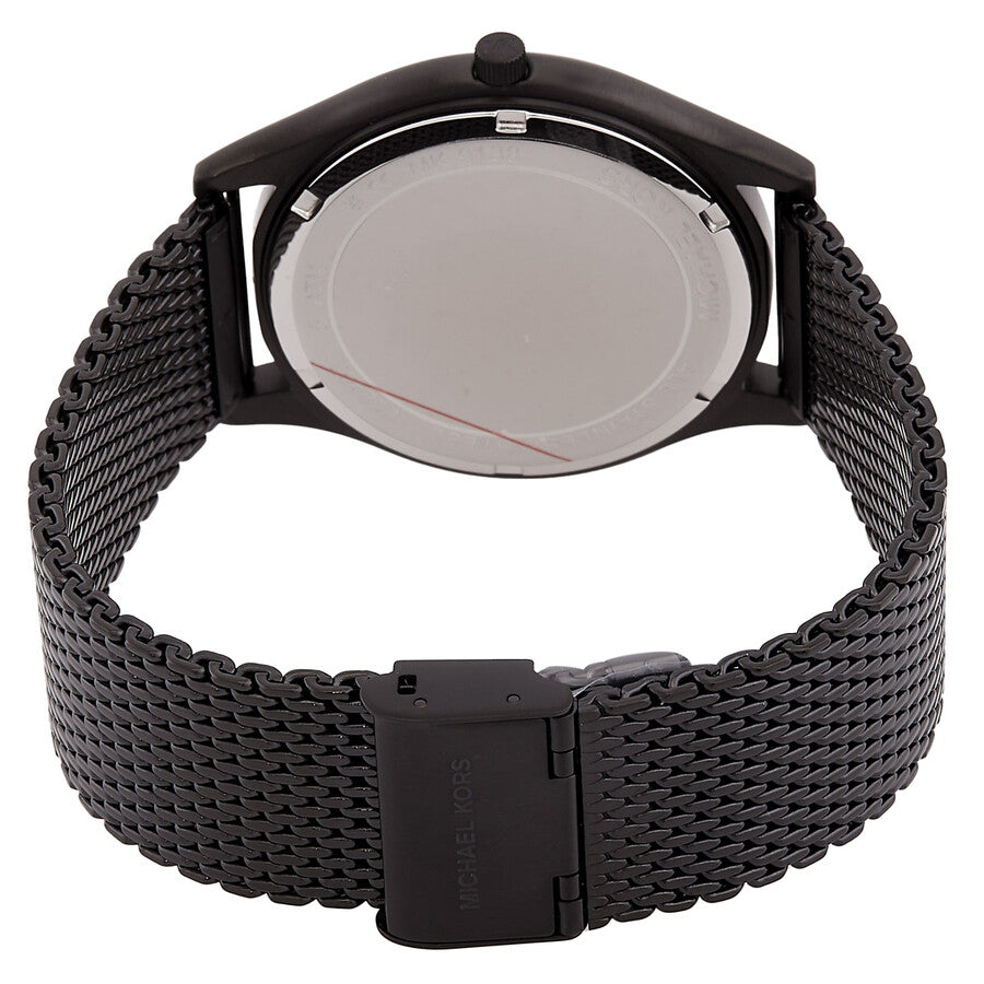 Michael Kors  Runway Quartz Black Dial Men's Watch and Card Case Gift