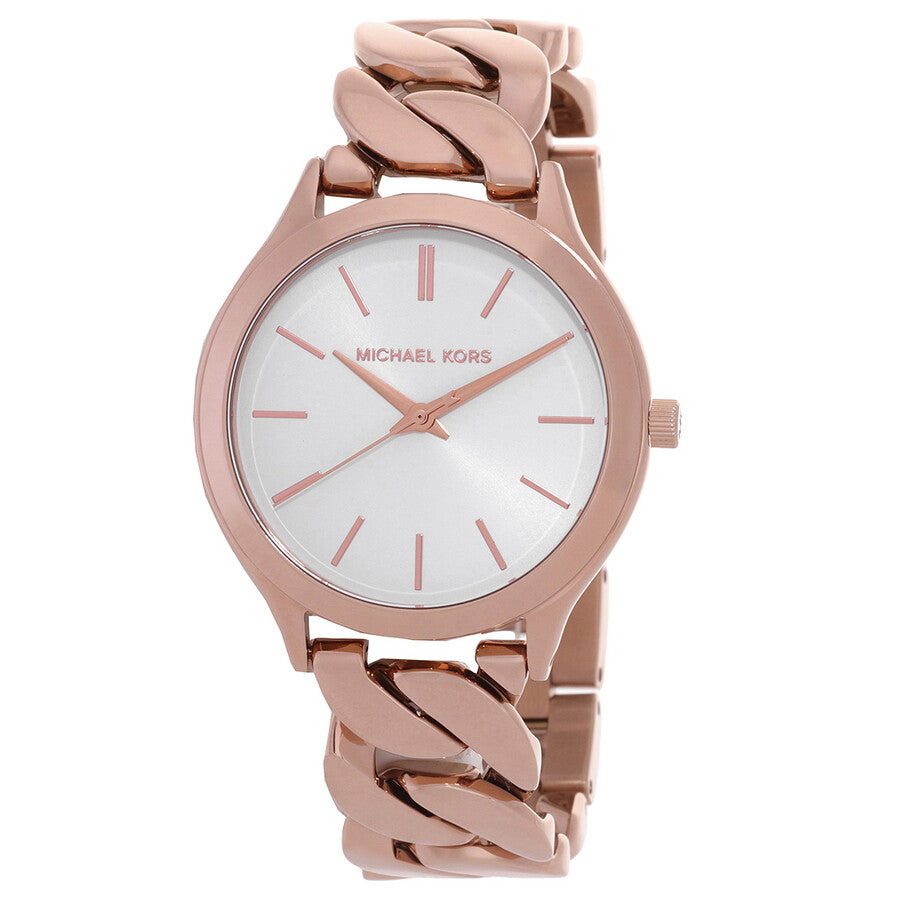 Michael Kors  Runway Quartz White Dial Ladies Watch