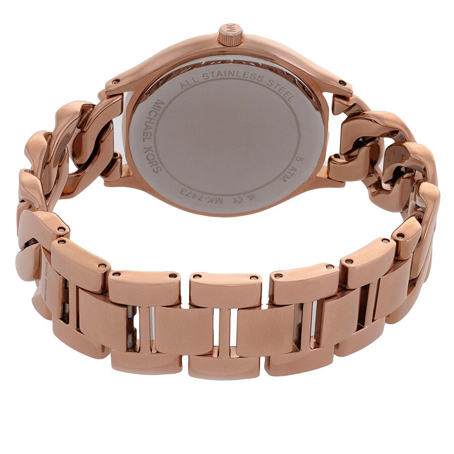 Michael Kors  Runway Quartz White Dial Ladies Watch