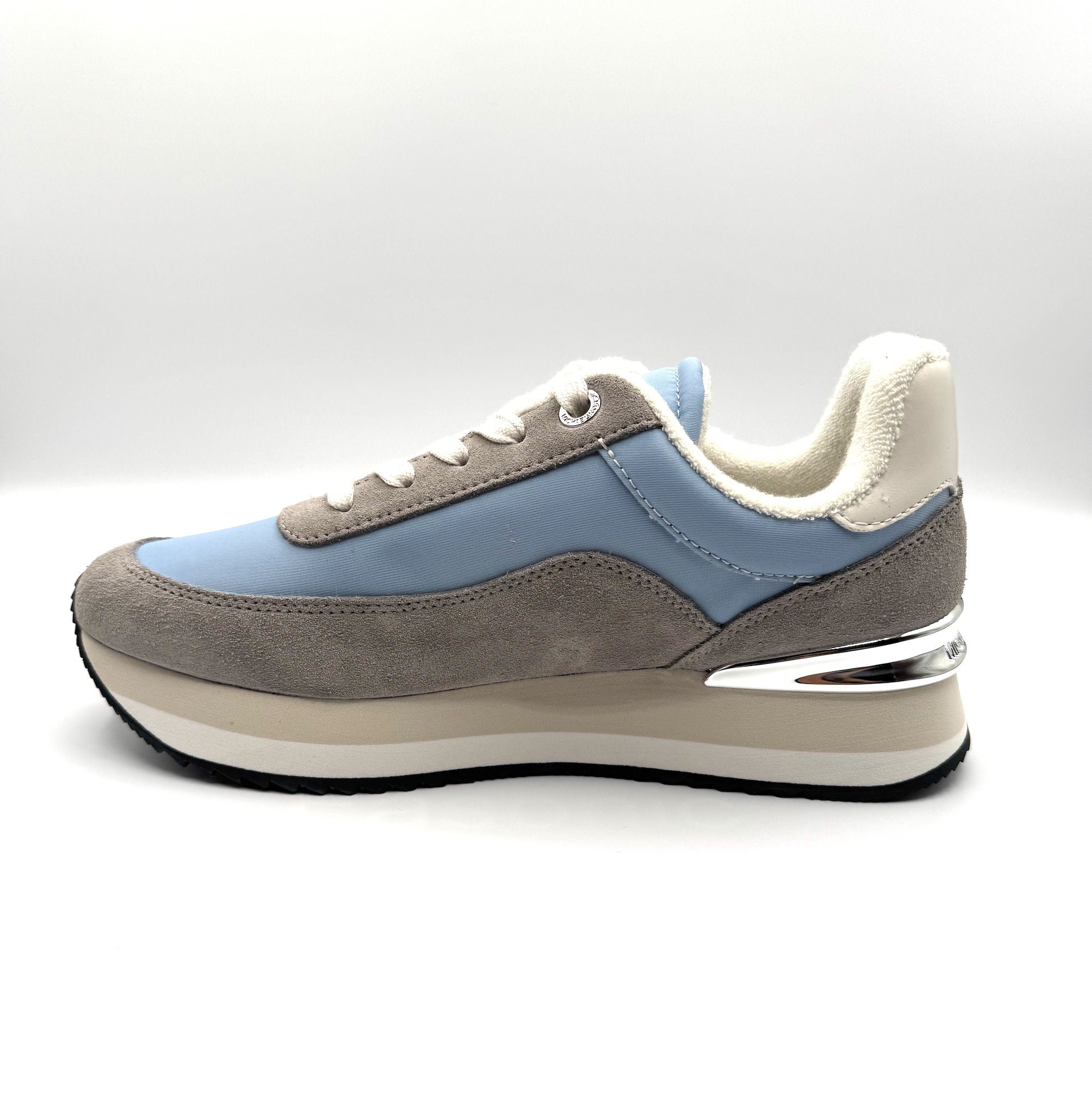 Hattie Mixed-Media Trainer Light Sky MK