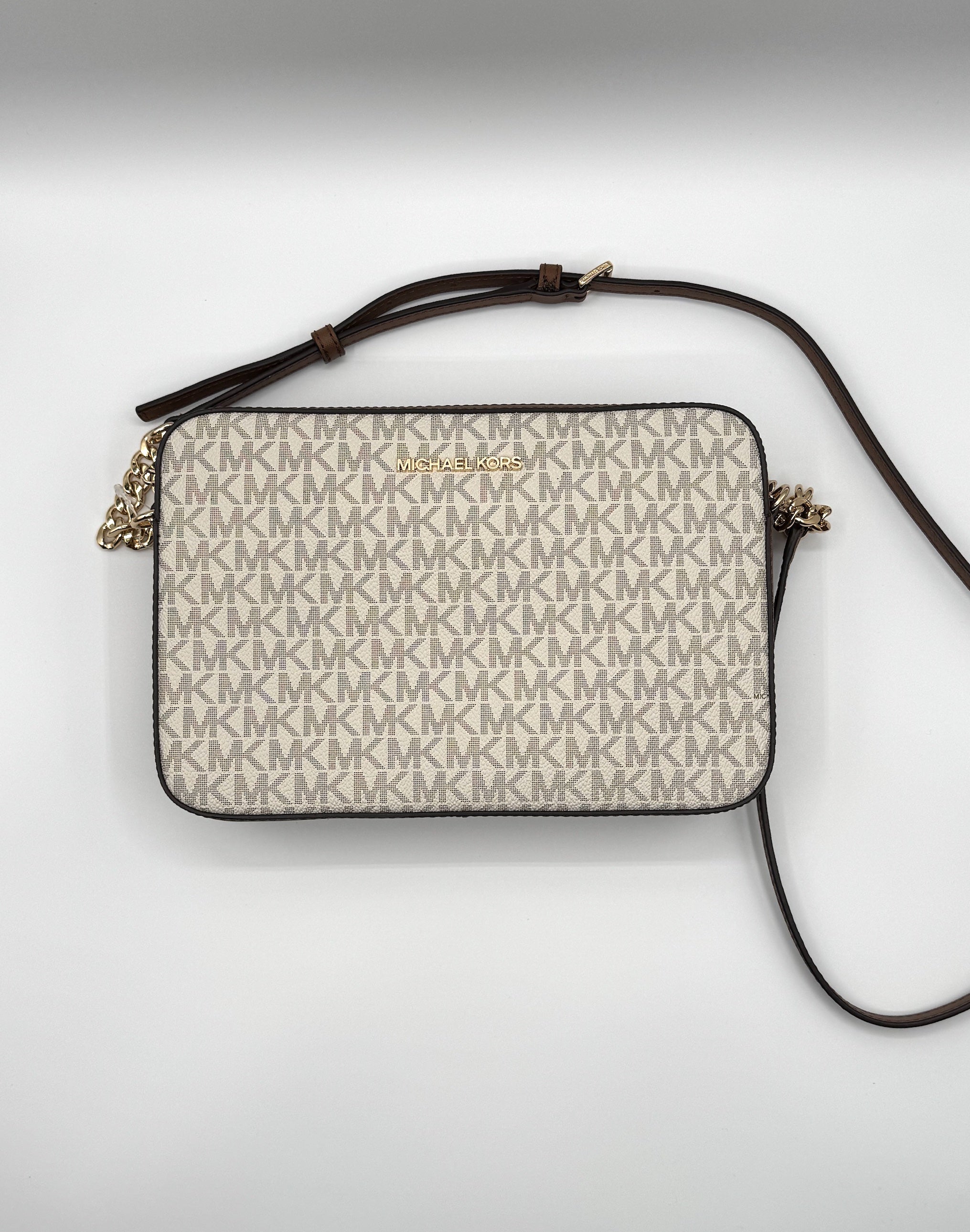 Jet Set Large Printed Logo Crossbody Bag