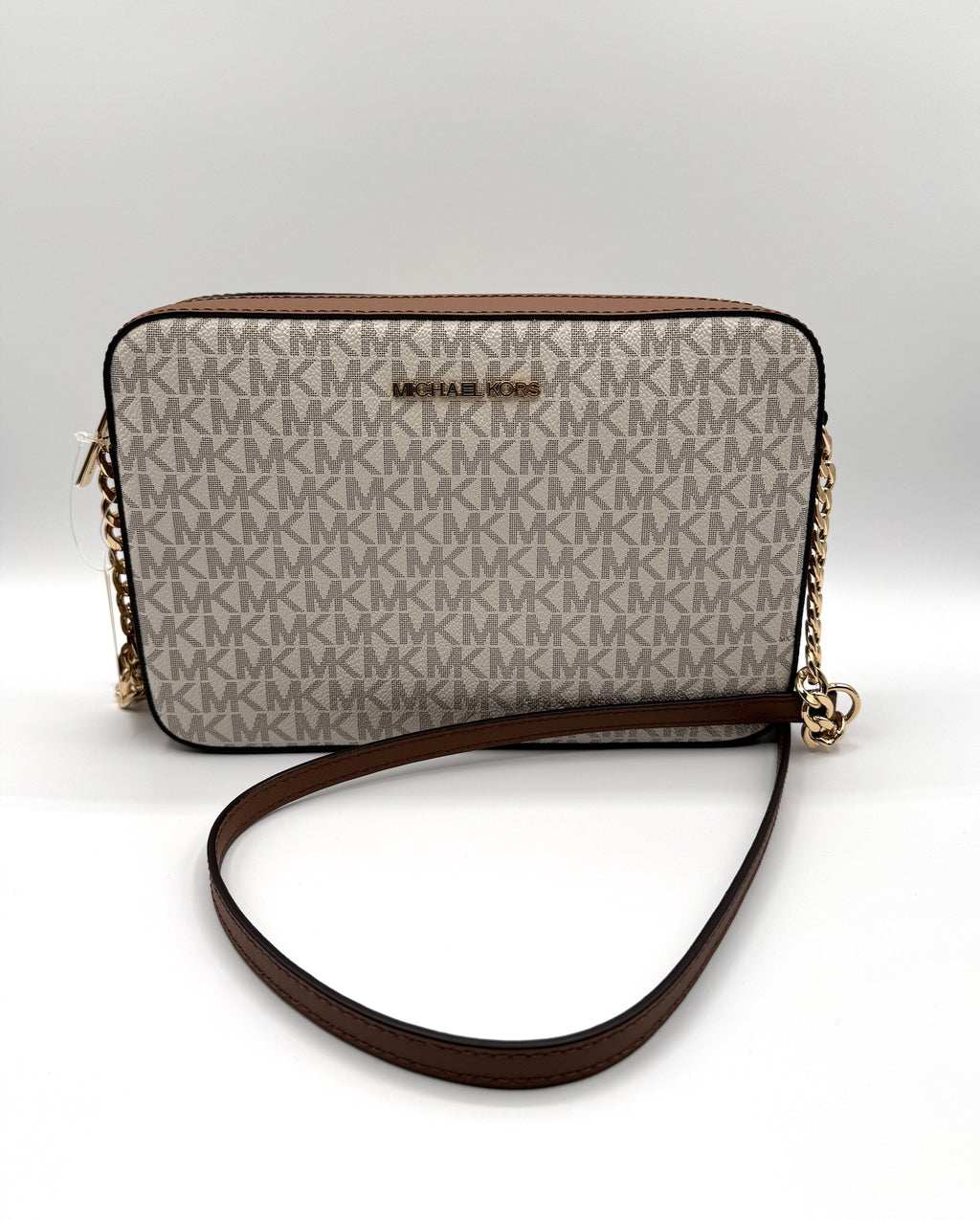 Jet Set Large Printed Logo Crossbody Bag