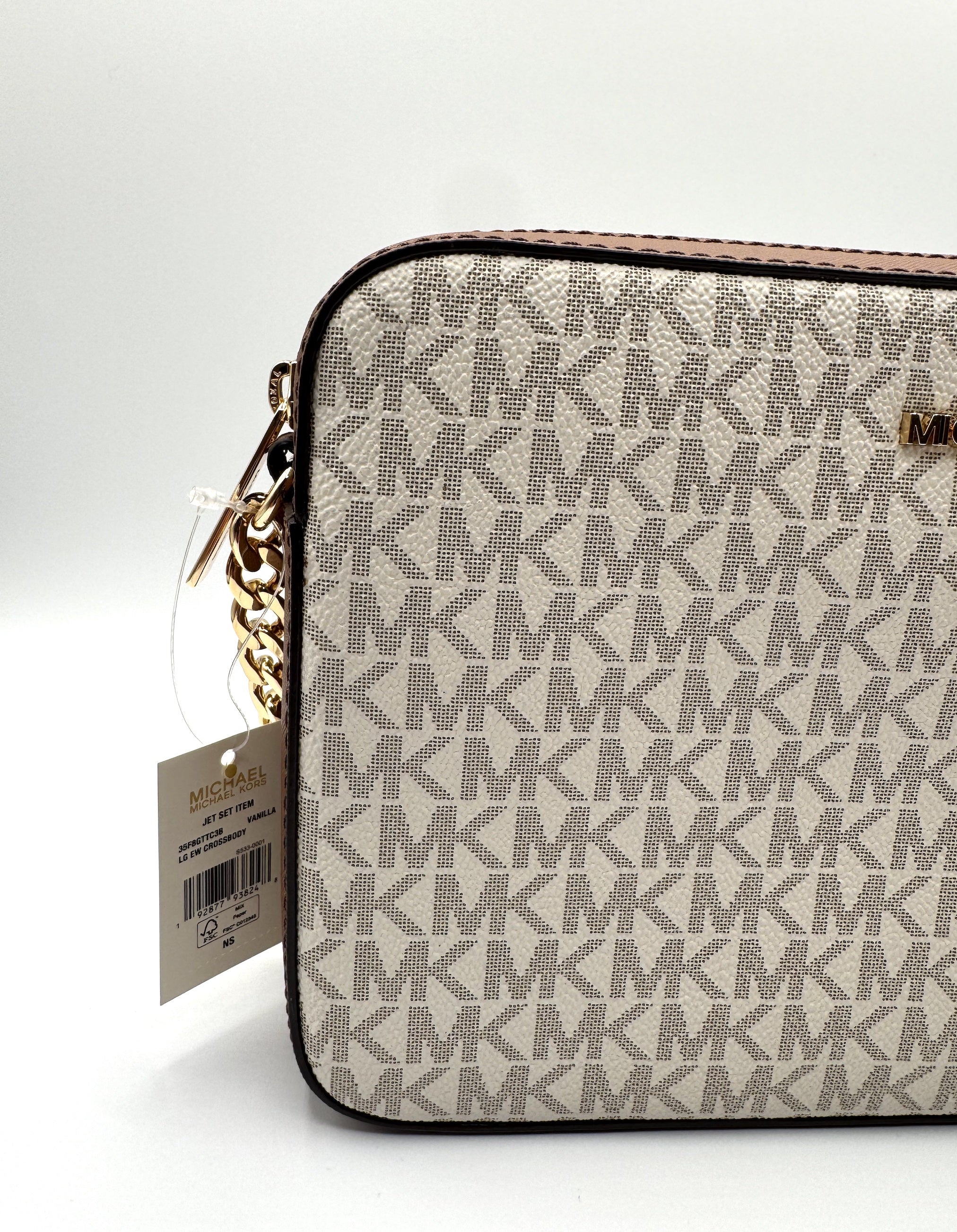 Jet Set Large Printed Logo Crossbody Bag