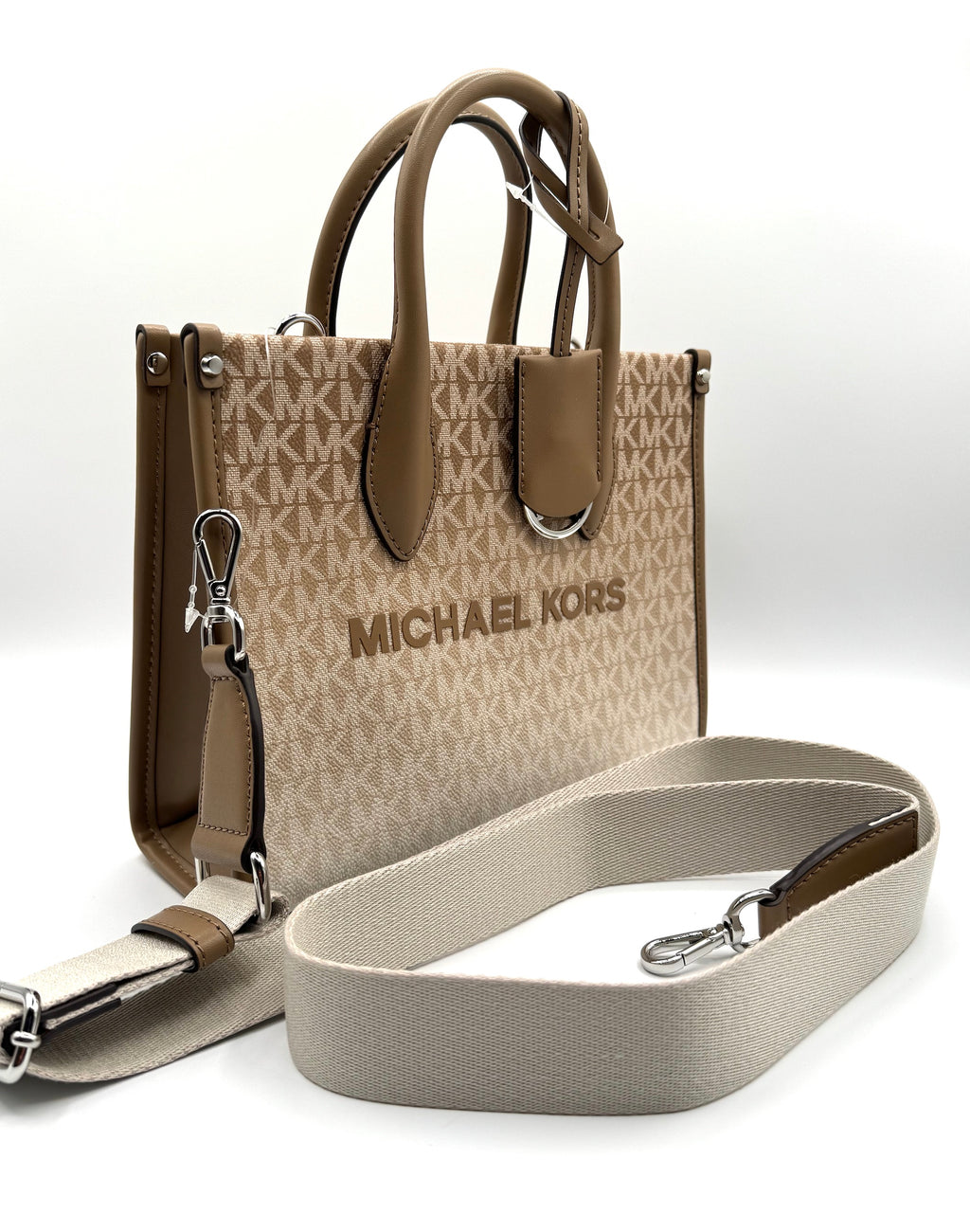 Mirella Small Ombré Signature Logo Crossbody Bag